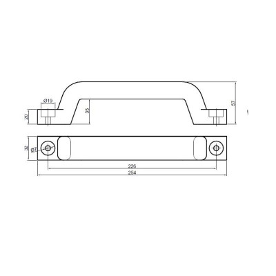 Maner usa  inoxidabil