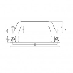 Maner usa  inoxidabil
